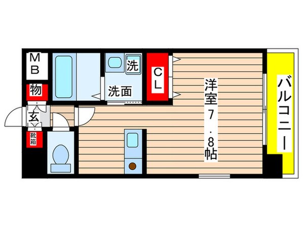 ﾌﾟﾚｻﾝｽ鶴舞駅前ﾌﾞﾘﾘｱﾝﾄ（709）の物件間取画像